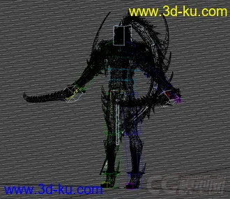 3D打印模型洛英男黑暗骑士带CS绑定的图片