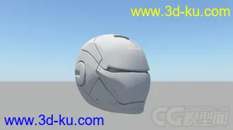 3D打印模型新人贴 钢铁侠脑袋~自己做的的图片