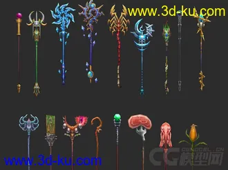 法杖模型合集下载的图片