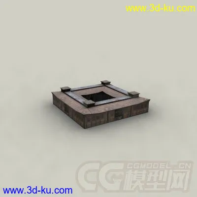 东方古代建筑场景老房子模型的图片8