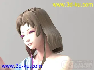 3D打印模型[抚琴的女子]Fuqin woman的图片