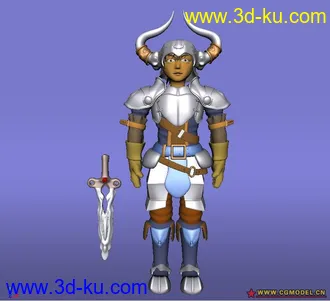 3D打印模型剑士的图片