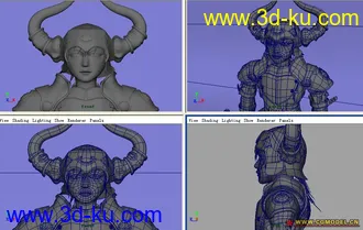 3D打印模型剑士的图片