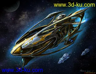 3D打印模型小飞船的图片