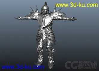 3D打印模型自创的铠甲武士的图片