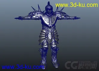 3D打印模型自创的铠甲武士的图片