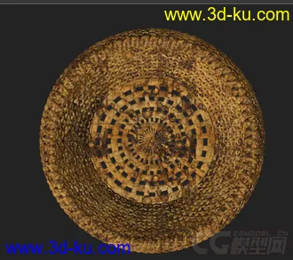 3D打印模型自己做的木质编制框，竹编篮子，竹框的图片