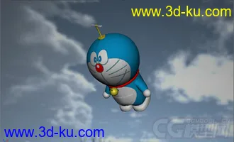 3D打印模型蓝胖子一枚  重新修改了一下（机器猫）的图片