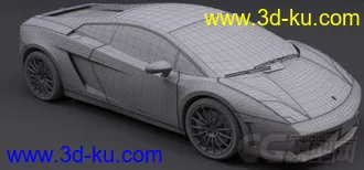 3D打印模型超写实兰博基尼Gallardo盖拉多的图片