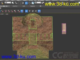 3D打印模型坟墓（墓+棺材+墓碑）的图片