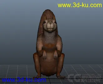 3D打印模型松鼠的图片