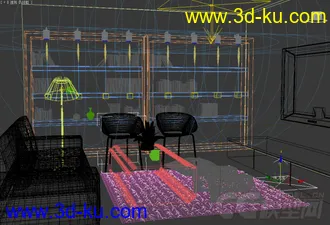3D打印模型场景客厅的图片