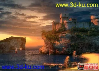 3D打印模型一国内高手做的码头场景的图片