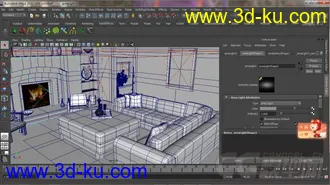 3D打印模型一个室内场景的图片