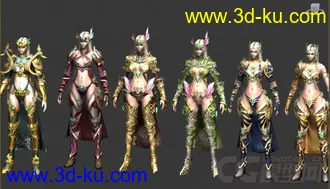 3D打印模型女魔法师幸运装_全套合集_精品人物的图片