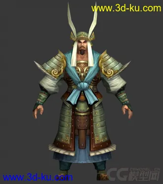 3D打印模型50个三国武将大放送 欢迎下载的图片