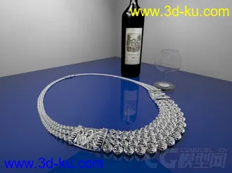 3D打印模型珠宝 项链 红酒 酒杯的图片