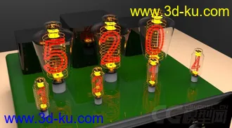 3D打印模型电子管，520,1314，的图片