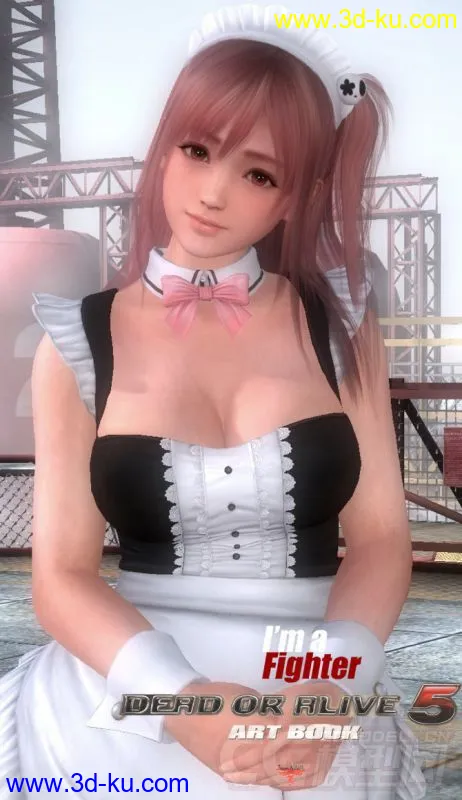 可爱俏皮穗乃果 Honoka 可爱女仆版 性感女孩  性感女郎  DOA5 生或死5模型的图片3