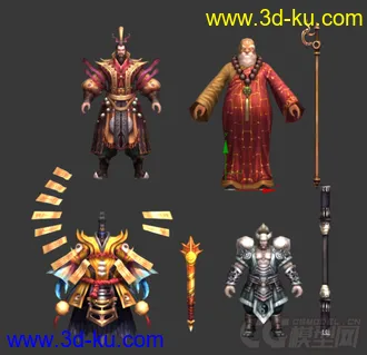 3D打印模型火！斗战神第二波角色 限时下载的图片