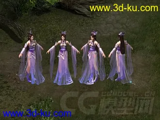 【古装女子】发个以前练习的模型，欢迎交流的图片
