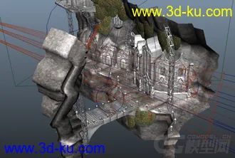 3D打印模型室外场景的图片