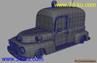 3D打印模型卡通车的图片