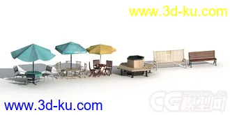 街道红旗模型的图片