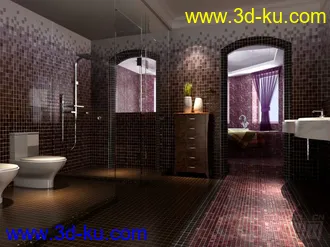 3D打印模型各种欧式卫浴大全、洗手间的图片