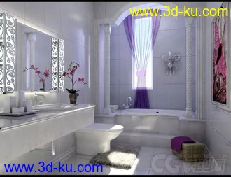 3D打印模型各种欧式卫浴大全、洗手间的图片
