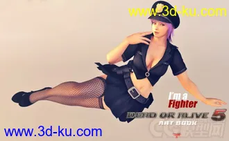 3D打印模型Ayane 绫音 性感女警 性感女郎 性感丝袜女郎 性感网袜女郎 皮城女警的图片