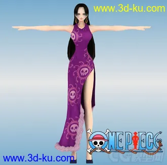 3D打印模型海贼王 女帝 波雅·汉库克(ボアハンコック，Boa Hancock)  御姐  性感女神 王下七武海的图片