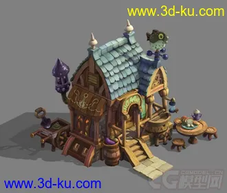 3D打印模型【Q版房子】来交流交流的图片