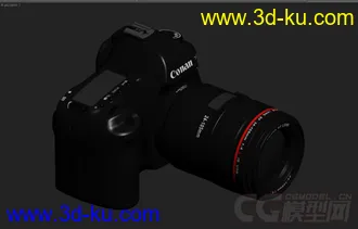 超写实影视广告级单反相机3D模型的图片