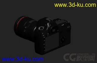 超写实影视广告级单反相机3D模型的图片