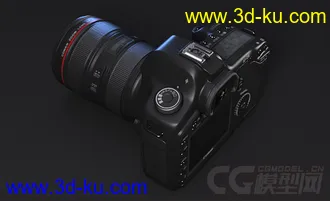 超写实影视广告级单反相机3D模型的图片