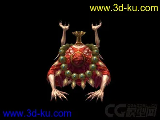 3D打印模型妖僧的图片
