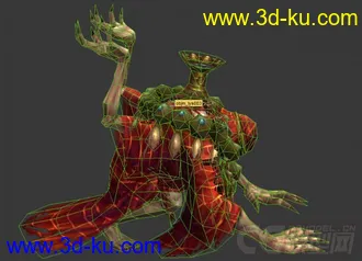 3D打印模型妖僧的图片