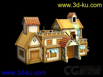 3D打印模型[房子]自己做的交流交流的图片