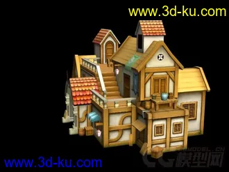 3D打印模型[房子]自己做的交流交流的图片