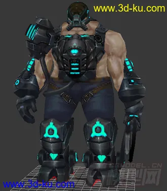 3D打印模型重铠甲 男性 机械怪的图片