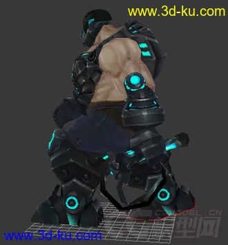 3D打印模型重铠甲 男性 机械怪的图片