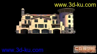 3D打印模型别墅的图片