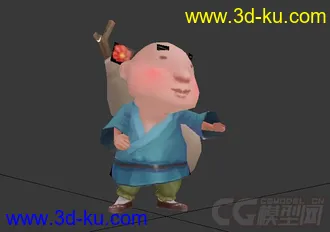 诛仙宠物花和尚初级死亡模型包的图片