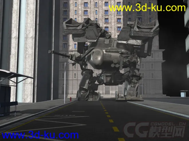 Hawk Mecha Model with motion模型的图片1