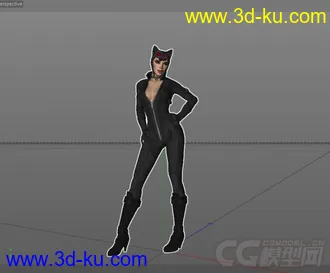 3D打印模型Catwoman（猫女郎）的图片