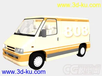 快递货车模型的图片