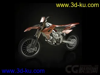 酷炫摩托车3D模型下载01的图片