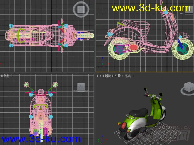 酷炫摩托车模型的图片2