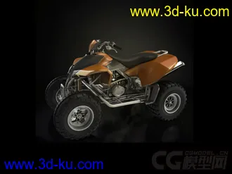 酷炫摩托车3D模型下载的图片